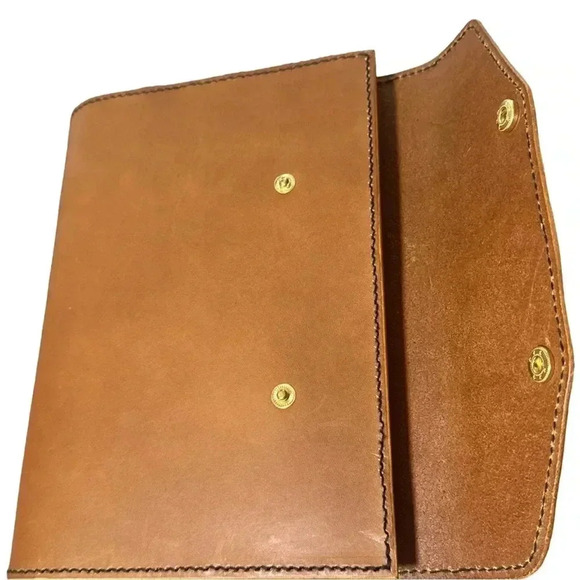 Handmade Vegetable Tan Leather Journal / Diary / Devotional Book / Notebook - Picture 4 of 14